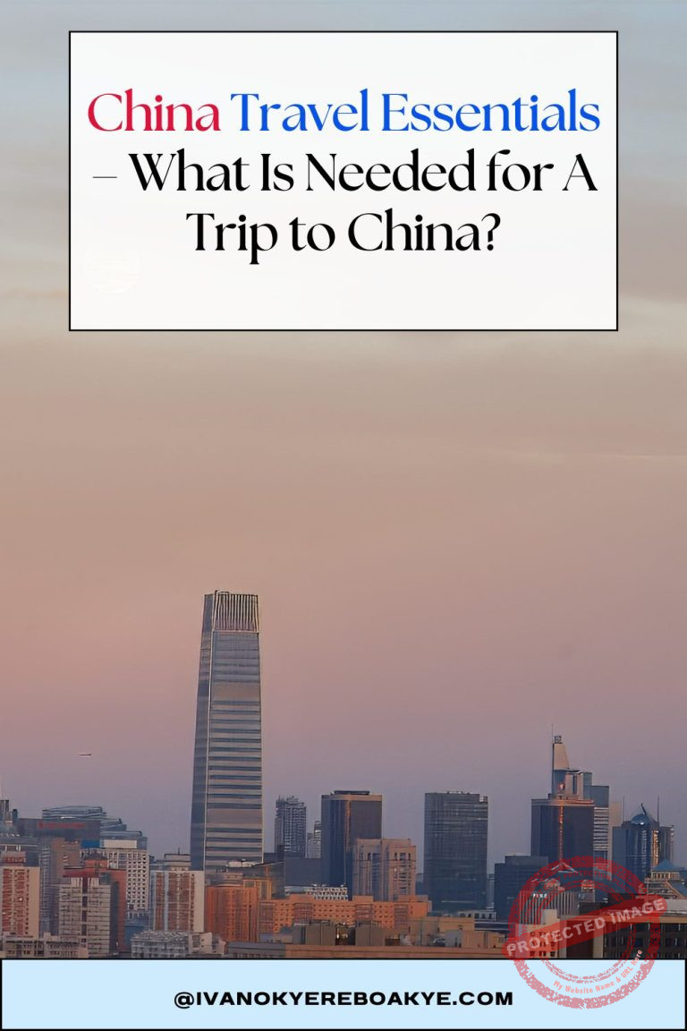 China skyscraper skyline at sunset